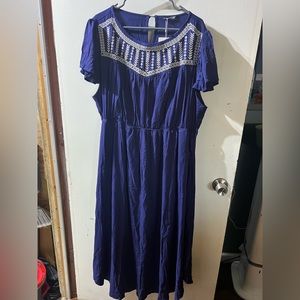 Bloomchic blue maxi dress